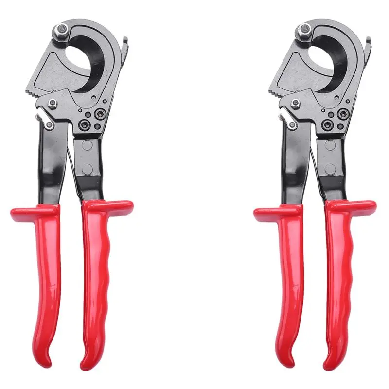 2X HS-325A 240Mm2 Ratcheting Ratchet Cable Cutter Germany Design Wire Cutter-AA26