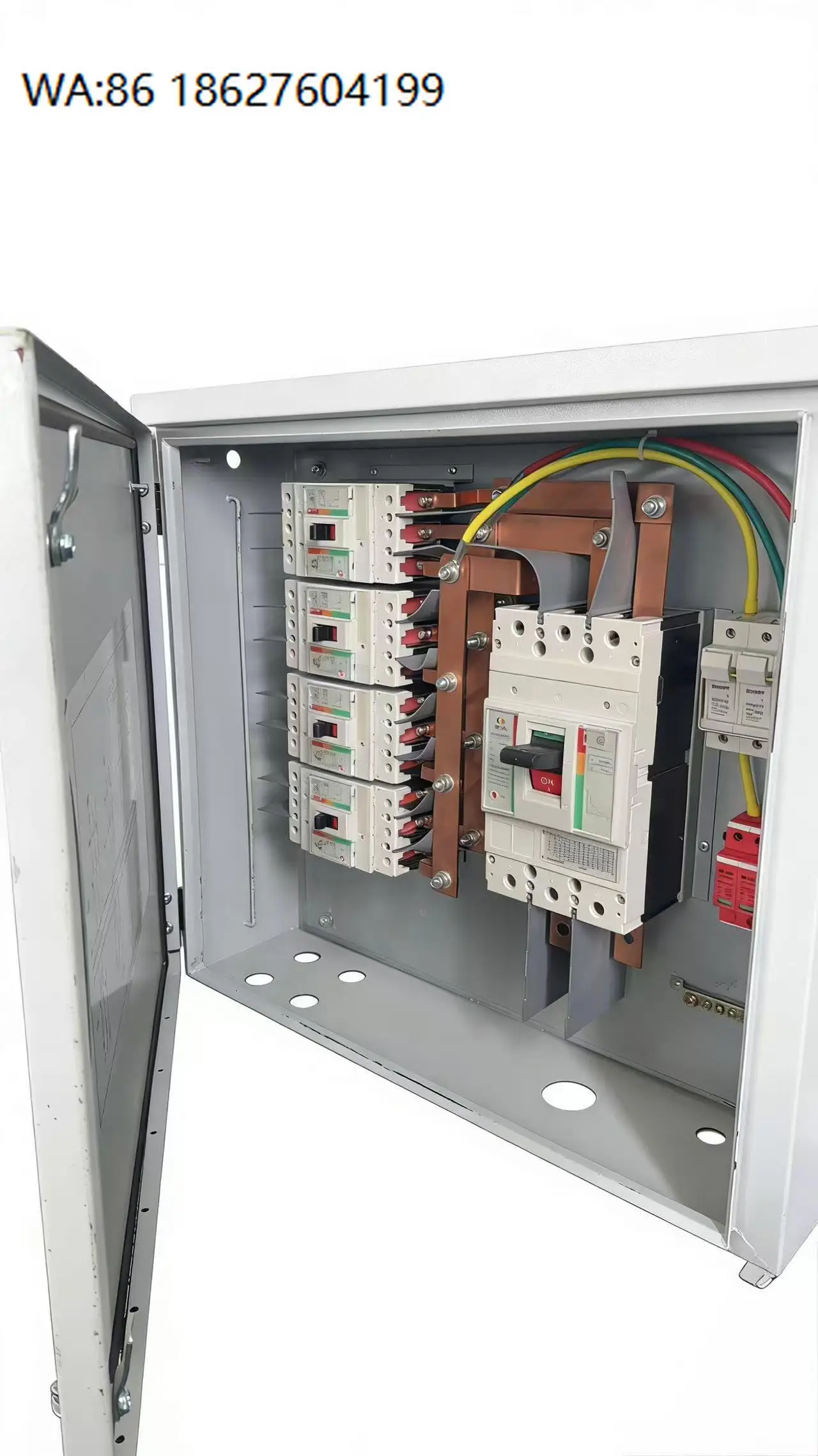 Sheet 99.99% Copper Conductors IP54 Rated Outdoor Use 315A PV Combiner Box with Lightning Protection Galvanized