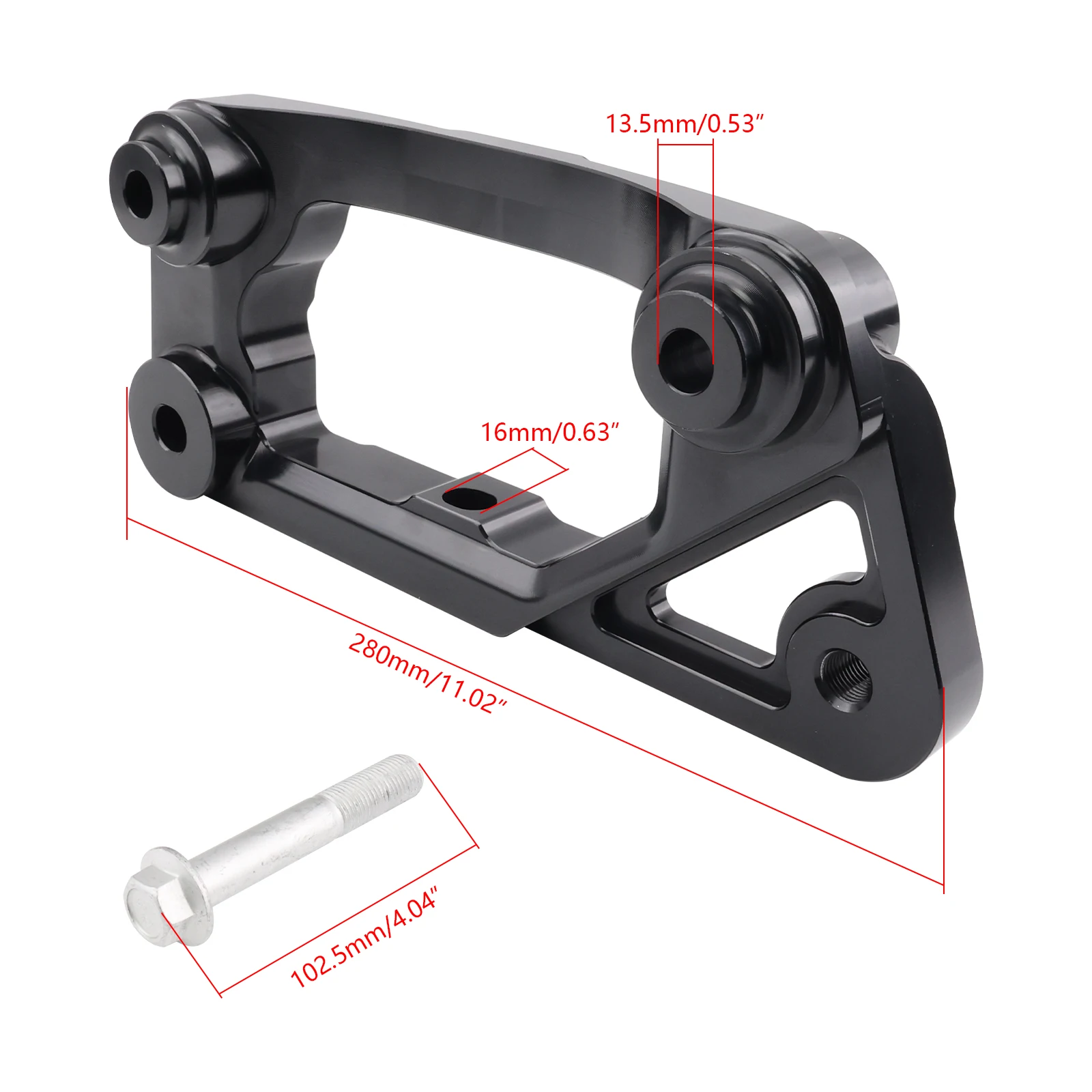 Dual Mount Rear Diff Bracket Black Aluminum Oe Replacement Upgrade for 2015+ BMW F87 M2 F80 M3 F82 F83 M4