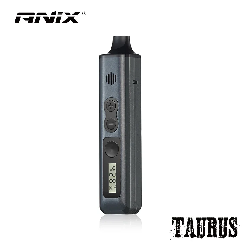 السجائر الإلكترونية ANIX TAURUS مبخر الأعشاب الجافة غرفة السيراميك المحمولة وزارة الدفاع الشخصية مع التحكم في درجة الحرارة التبغ العشبية Vape