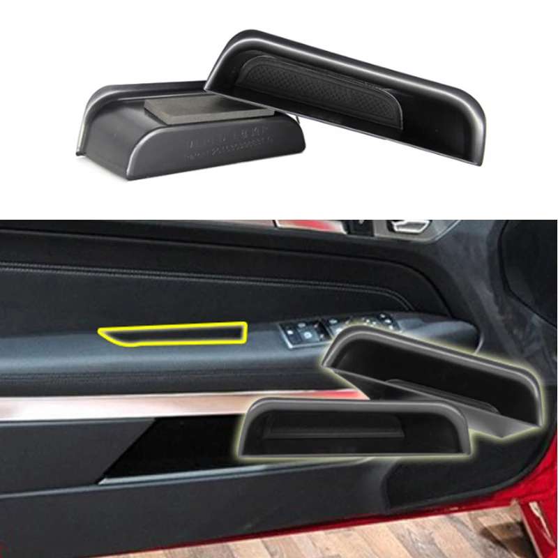 My good car For Mercedes-Benz GLGLS-Class X166 MLGLE-Class W166 2012-2018 Car-Styling Door armrest storage box Auto Accessories