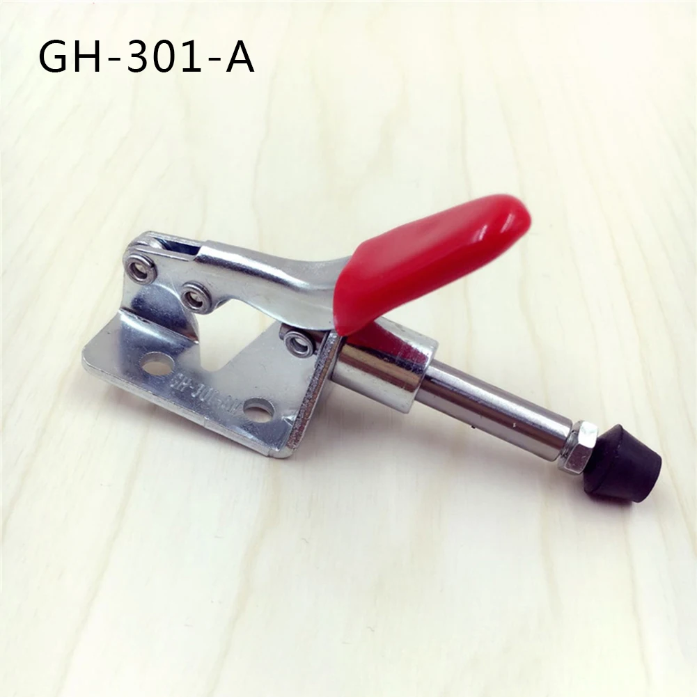 Metal Quick Horizontal Clamp Toggle Clamp 1pc GH-301-A/GH-301-AM Holding Capacity 50kg Push Pull Type HOT SALE