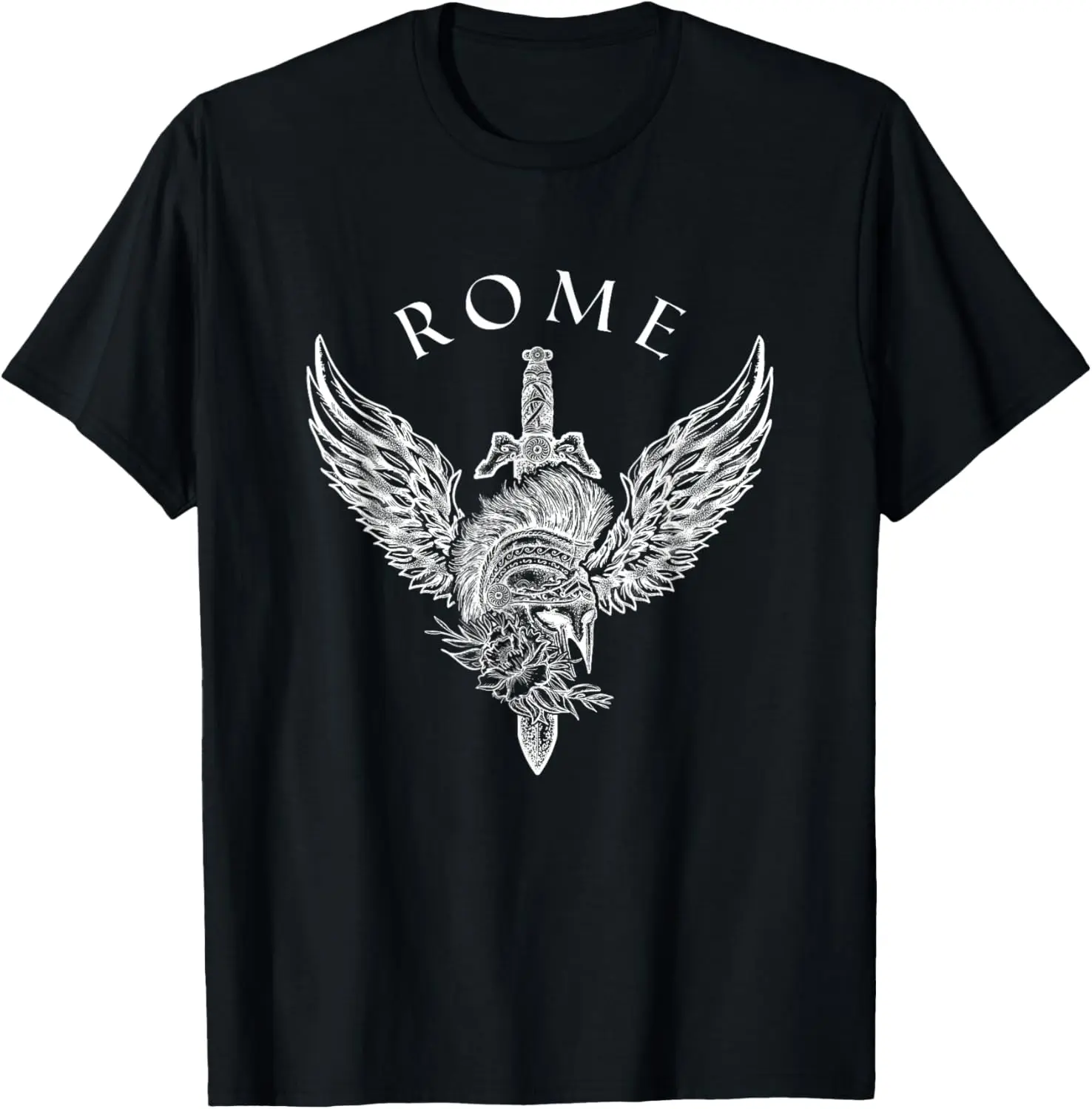 

Ancient Rome Roman Empire Warrior T-Shirt Short Sleeve Casual 100% Cotton T Shirt