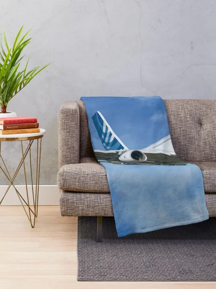 Airbus A380 Throw Blanket Extra Large Throw Luxury Designer Retros Sofa Throw Blankets