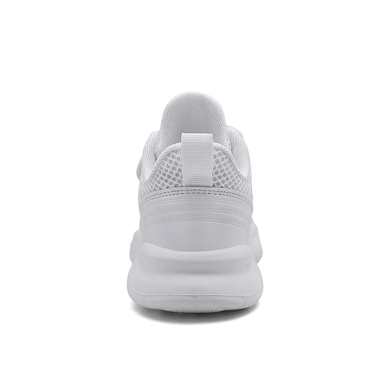 Crianças White Chunky Sneakers, Mesh Running Shoes, Esportes, Tênis, Crianças, Meninas, Verão, 2024