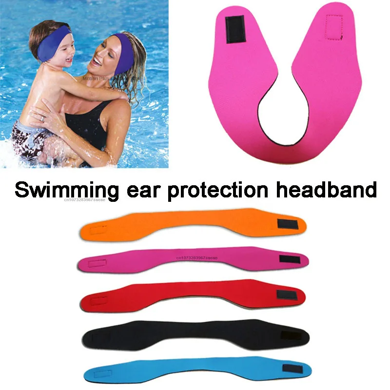 

Повязка на голову для плавания для детей и взрослых, защитная повязка для ушей для плавания, дайвинга, водонепроницаемая повязка для волос, водные виды спорта, аксессуары для купания в бассейне