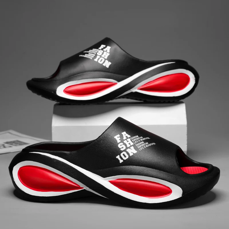 

Новинка 2023 года, мужские тапочки, домашние и уличные сандалии, пляжные удобные мягкие шлепанцы, мужская повседневная обувь, шлепанцы, домашние тапочки, сандалии