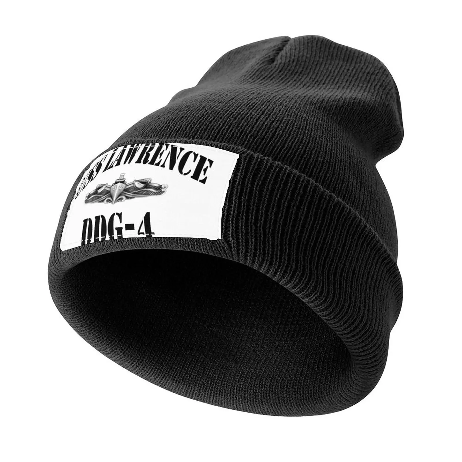 USS LAWRENCE (DDG-4) SHIP'S STORE Knitted Cap Luxury Man Hat |-F-| Visor Hats For Women Men's