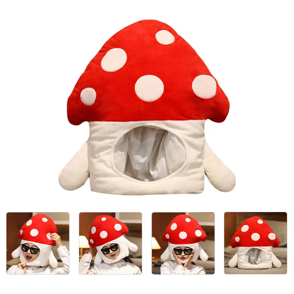

Mushroom Hat Exquisite Lightweight Mushroom Headband Charming Costume Photography Party Favors Caps Women Men Ladies
