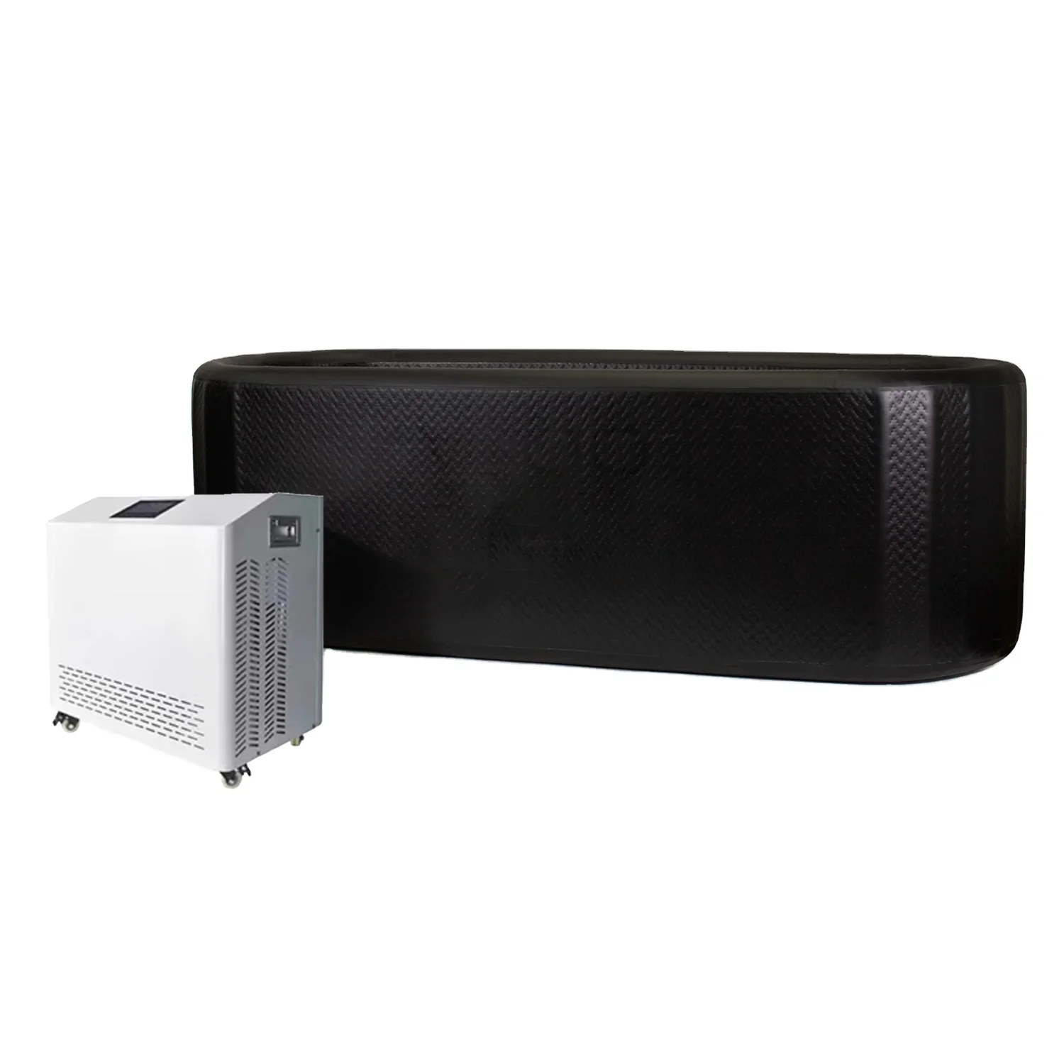 

Naiya Wholesale Black Inflatable Portable Ice Bath And Chiller Set Made Of High Quality Material