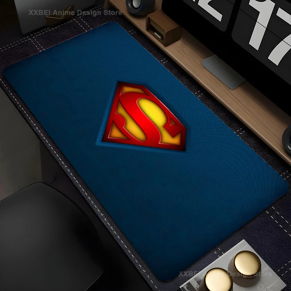 Cool S-Superman Mousepad Mouse Mat Desk Mat With Pad Gaming Accessories Prime Gaming XXL Keyboard Pad Padding Mat