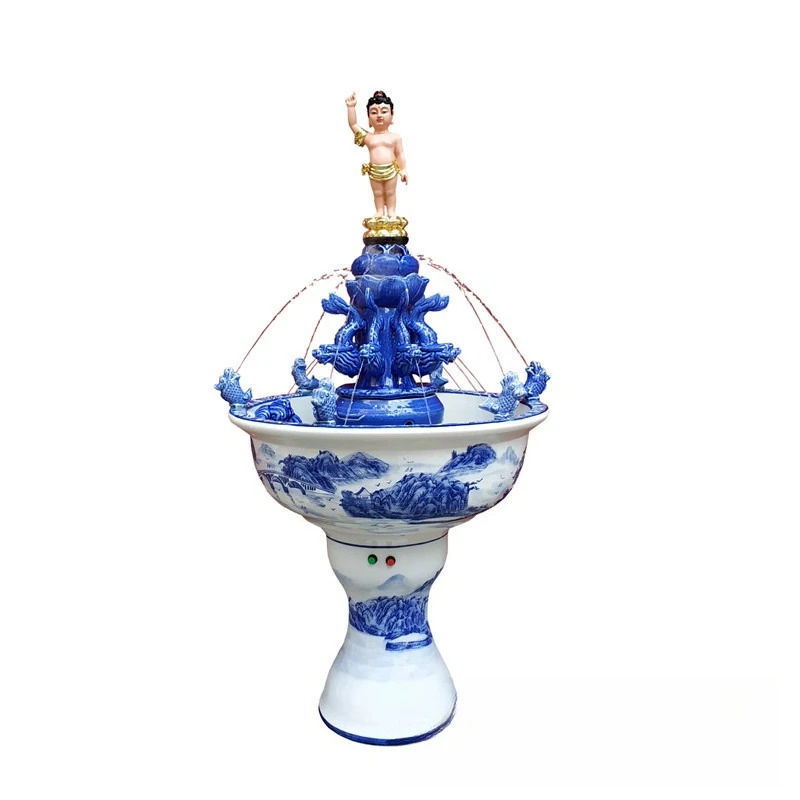 Temple household, circulating atomized water fountain c