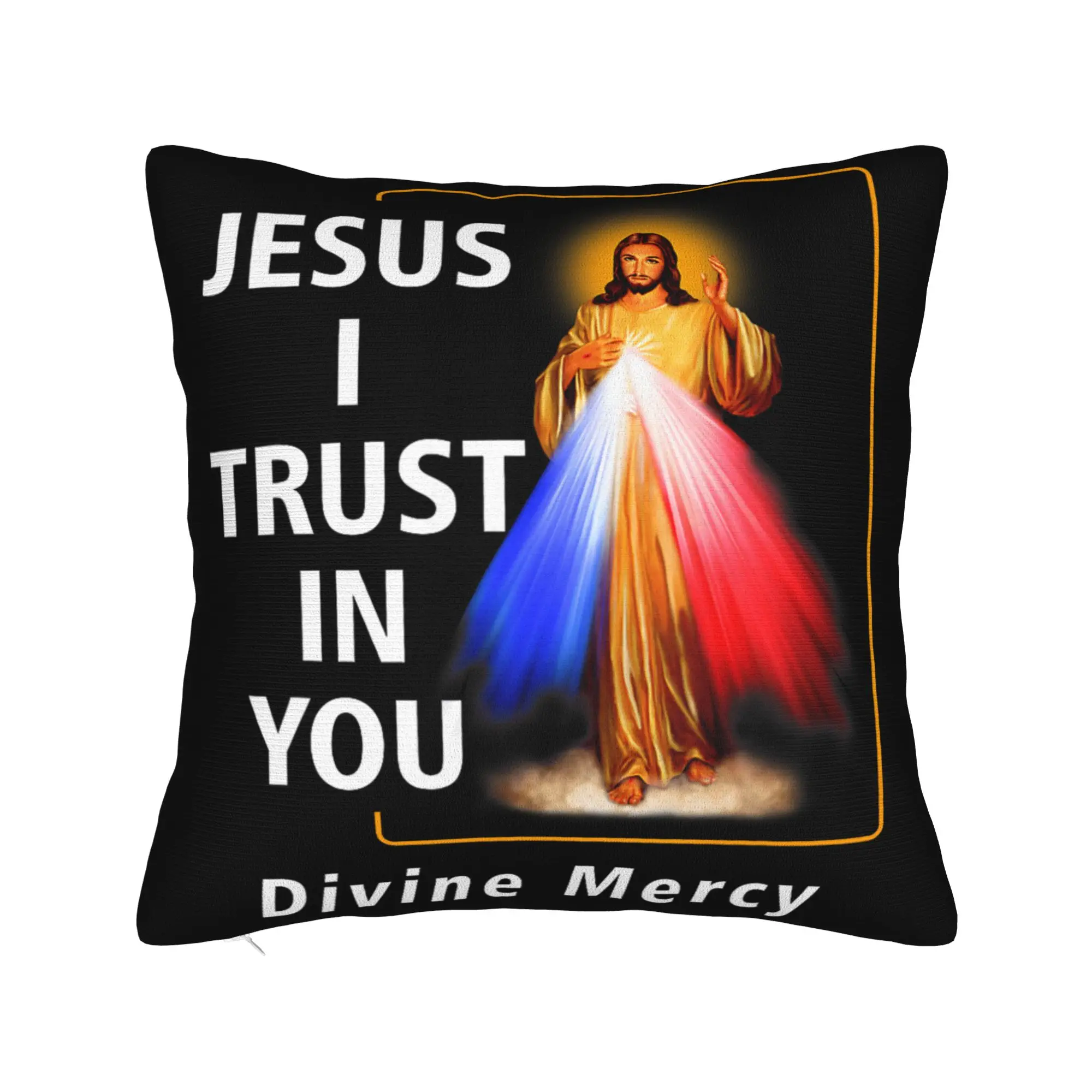 Jesus Esperanza Devida Spanish  Pillowcases Merchandise Printed Cushion Cover Gift  Pillow Case Cover Seat Multi Size