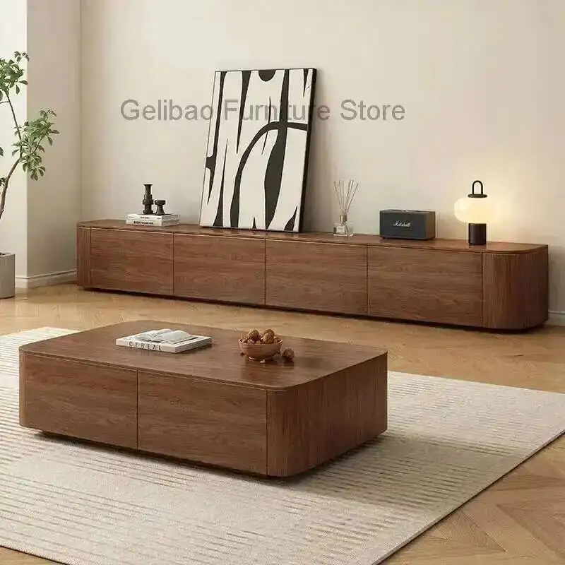 Room Table Tv Pedestal Cabinet Furniture Living Salon Home Stand Cradle Media Console Furniture Retro Tv Holder Cabinets Stands