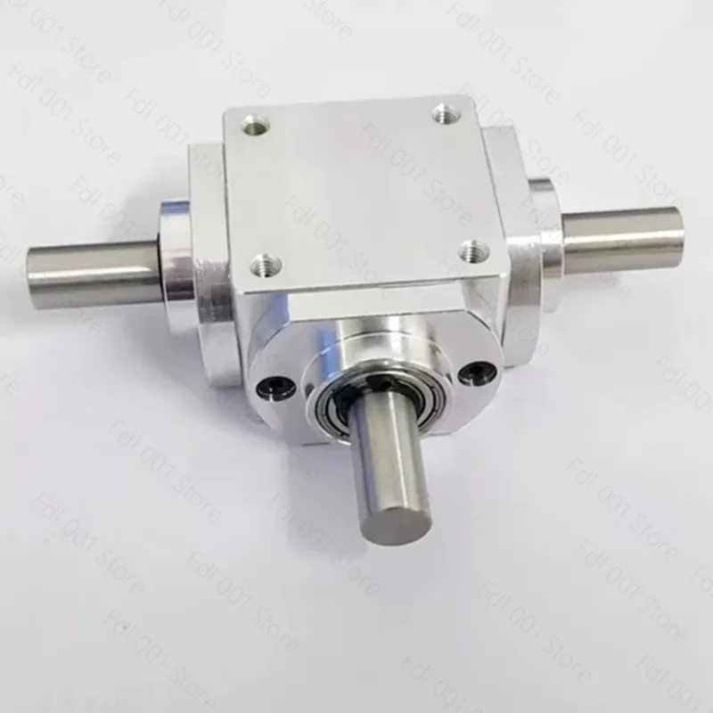 Small 1:1T type cross commutator shaft diameter 10 right angle transmission gearbox bevel gear box rotating shaft diameter 10mm