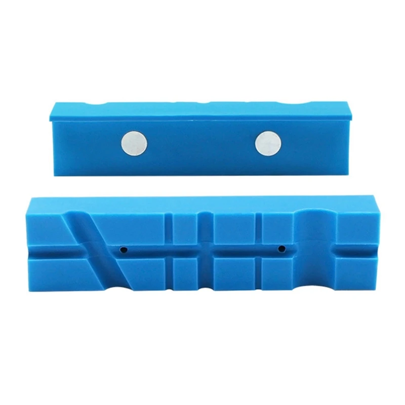 Imagem -03 - Milling Magnetic Jaw Clamps Bench Vice Pad Ferramentas para Gripping Encaixe de Tubulação Mecânica Protetor Fixo 5.5in Par