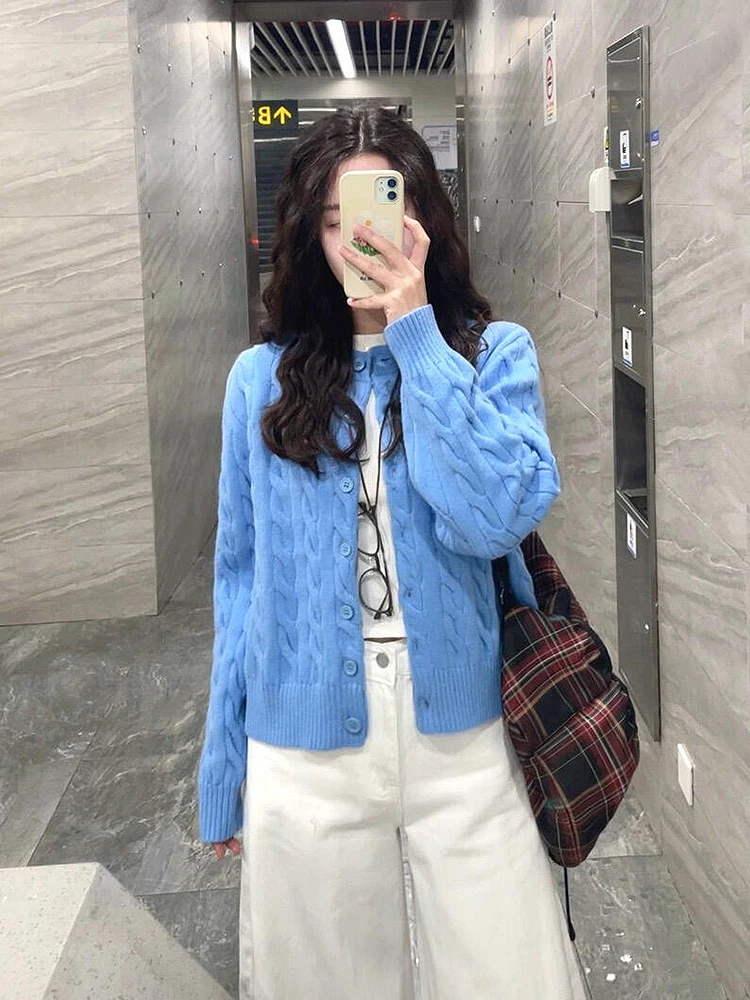 Koreańska kamizelka z miękkiego pluszu w patchworkowy wzór, damska, jesienno-zimowa, delikatna, odmładzająca, do noszenia warstwowo, długa, sweter...