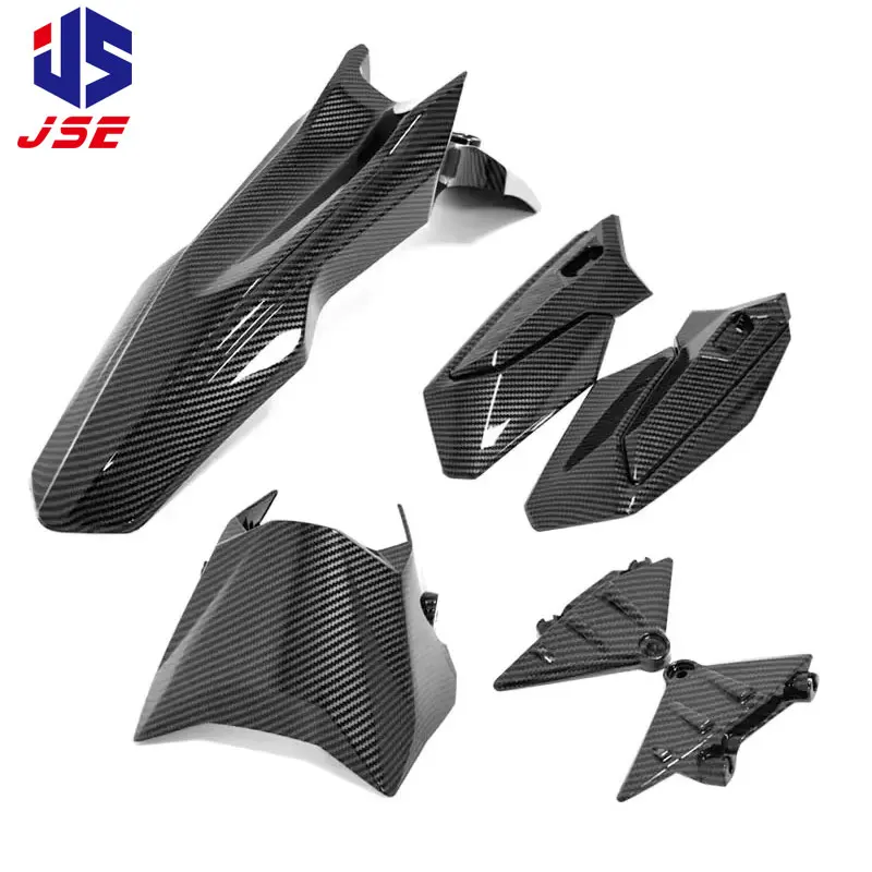 Surron Ultra Bee Carbon Fiber Water Transfer Glossy Front Headlight Fender SUR RON Headlight Cover Headlight Mudguard