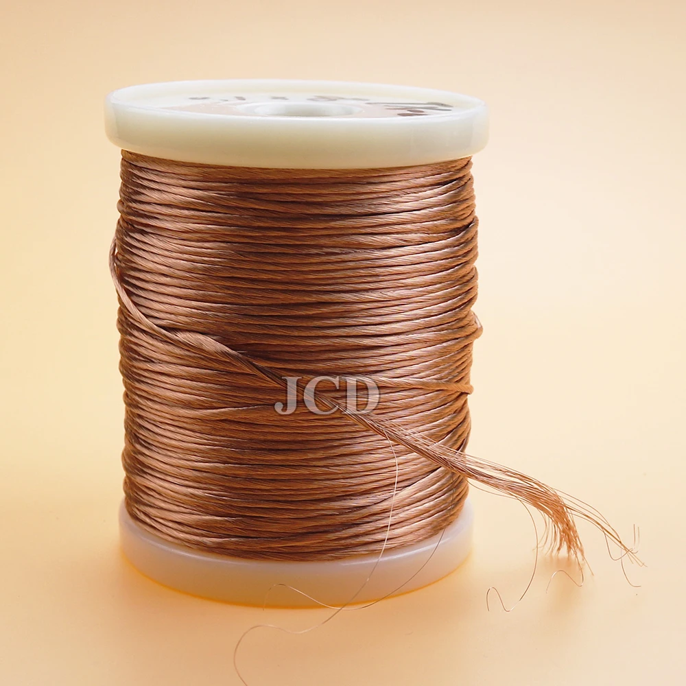 0.1X35/40/70/80/100/120/150/200/250 Strands 1M Litz Wire Stranded Enamelled Copper Wire Braided Multi-Strand Wire 0.1mm