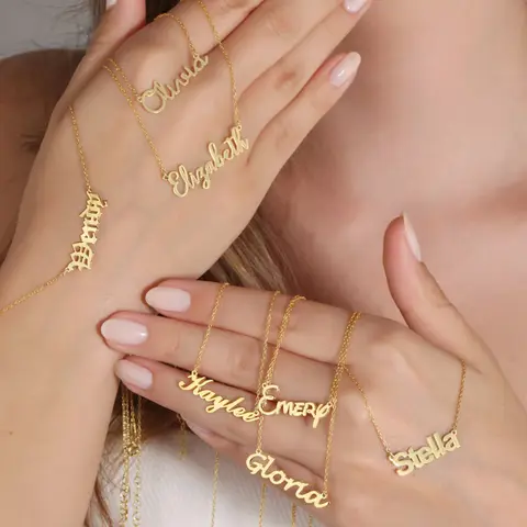Custom Name Necklace for Women lemegeton