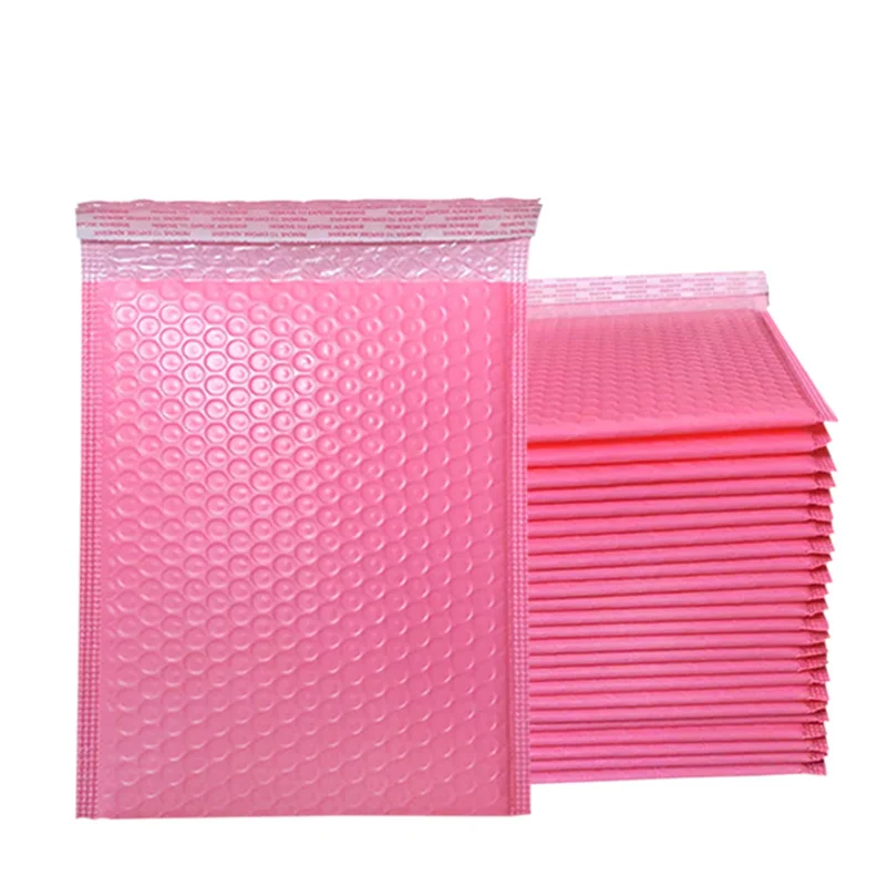 50PCS Pink Bubble Mailers Bubble Padded Mailing Envelopes Mailer Poly for Packaging Self Seal Shipping Bag Bubble Padding