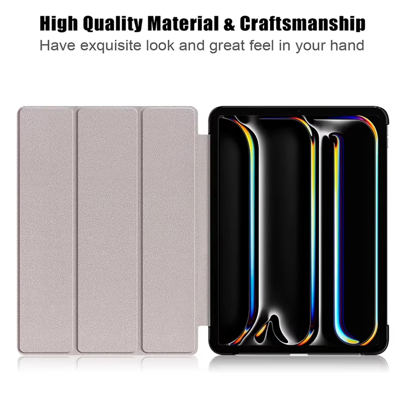 

For iPad Pro 13 inch 2024 Case Painted Folding Smart Leather Cover For Funda iPad Air 13 11 M2 iPad Pro 11 2024 M4 Case Coque