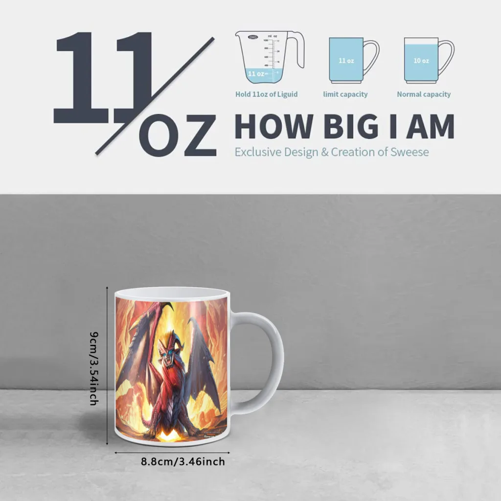 Monster-Hunter Ceramics Coffee Mugs Thermal Color-changing Gifts Drinkware Coffeeware Hot Game