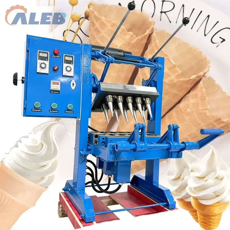 SFW Certificate High Output 60 Heads Wafer Cone Production Machine Edible Cup Baking Maker for Large Pastry Workshop