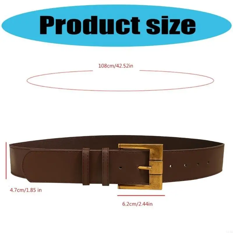 Cinturón anchado simple cintura