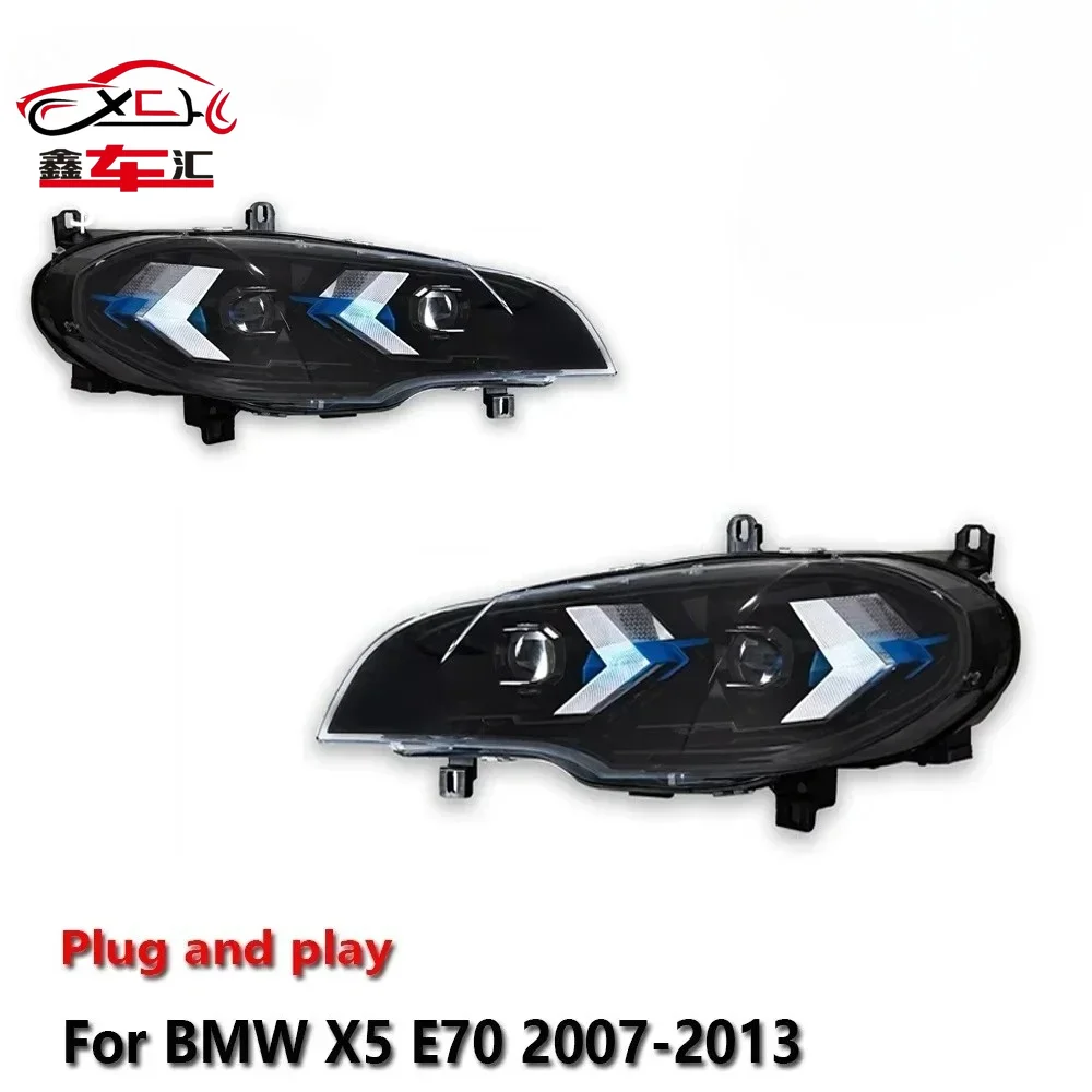 

Car LED Lamps Headlight Auto Auto Light Assemblies For BMW X5 E70 2007-2013 Auto Fog DRL Brake Turn Signal Lamp Plug and Play