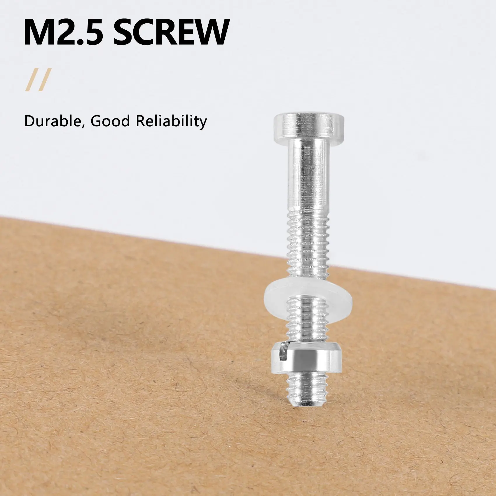 B49C5 Pz M2.5 Viti Bullone Dado Rondelle Set Giradischi Headshell Cartuccia Stilo Montaggio Vinile LP Giradischi