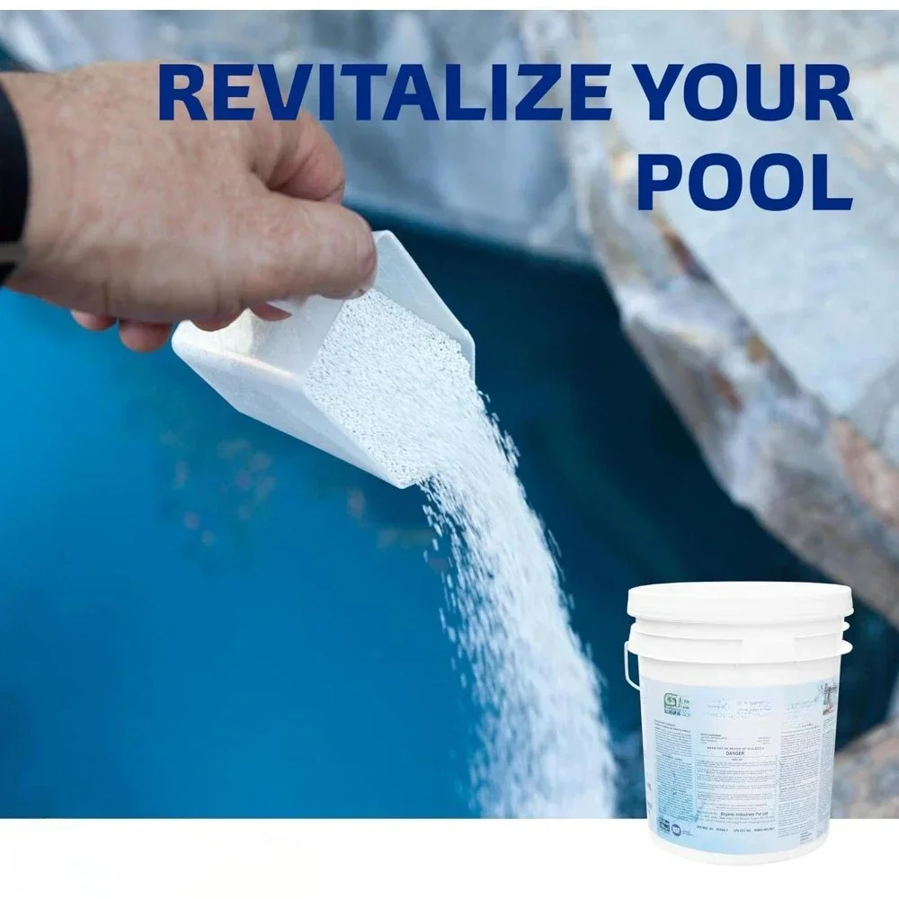 Hot sale.Popular Pool Shock- 65% Granular Cal Hypo-Swimming Pool Shock for In-Ground,Above Ground,Spas &Hot Tubs-50 Pound Pail image 6