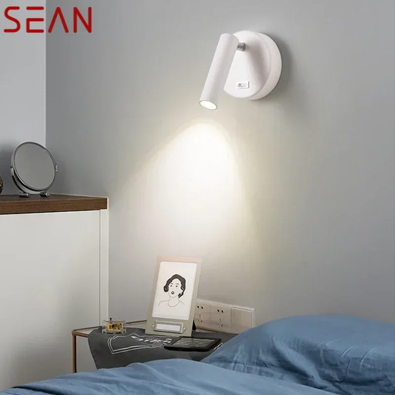 SEAN Contemporary Wall Lamp Indoor Living Room Bedroom Bedside Lamp Nordic Art Hotel Corridor Hallway LED Wall Lamp