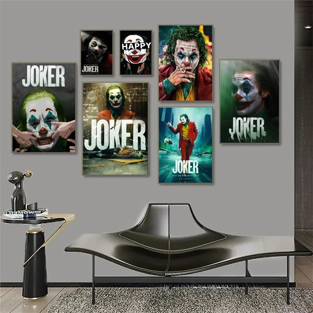 1pc Joker Poster Paper Print Home Bedroom Entrance Bar Cafe Art Painting Decoration