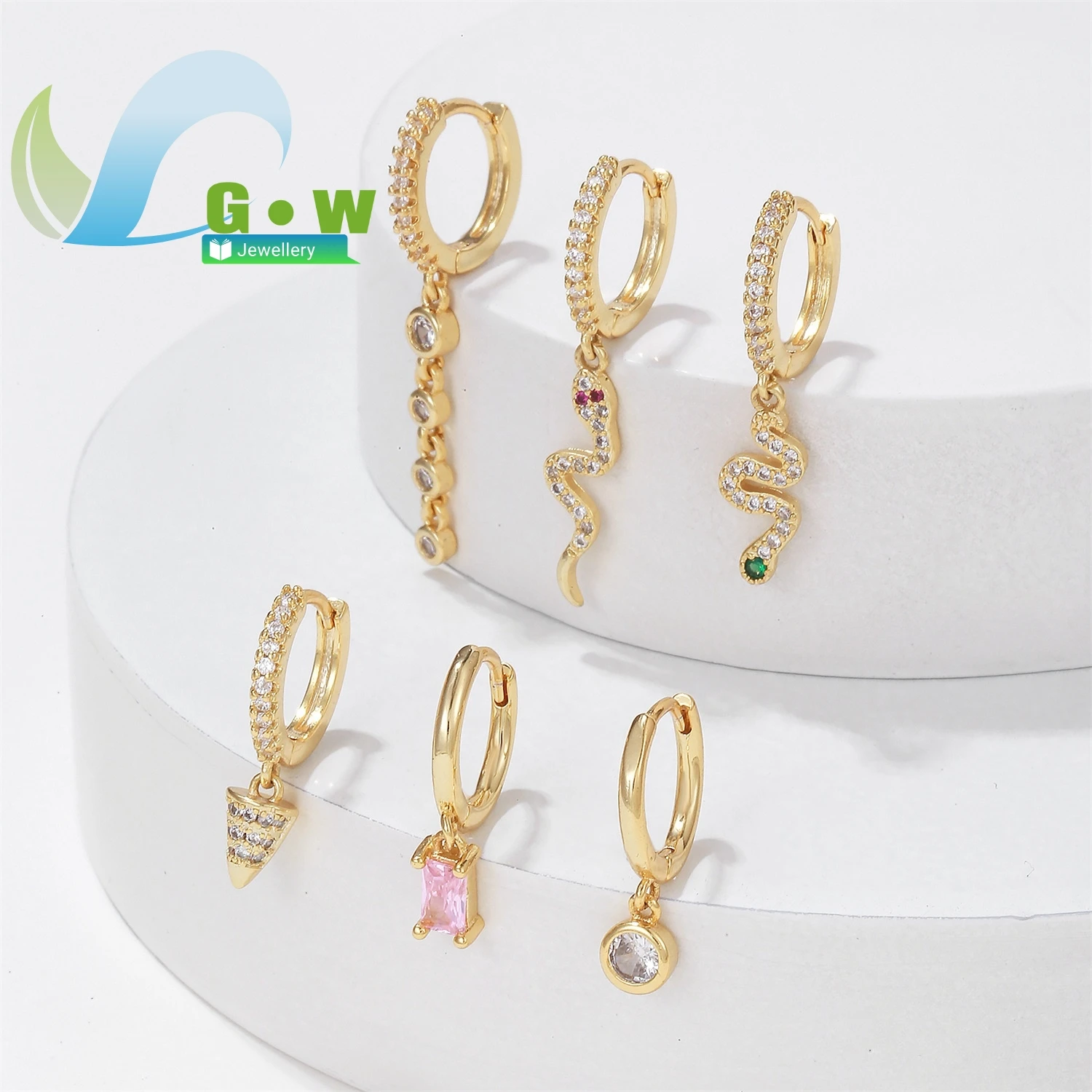 

Набор из 6 геометрических сережек-клипс для повседневной носки, новые модные серьги для женщин, стильные украшения оптом.