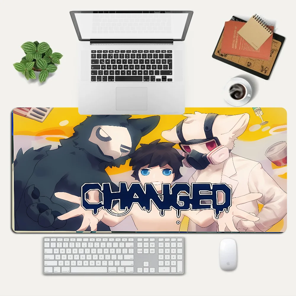 Changed Puro Game Mousepad Custom Skin Desktop Desk Mat Kawaii Gaming Accessories Students Writing Pad for PC Computer Table