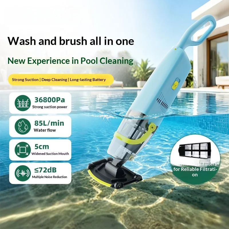 Handheld Electric Cordless Pool Underwater Cleaner Dirt Cleaning Tools Bathroom Vacuum Cleaner Gardening Supplies Home Supplies