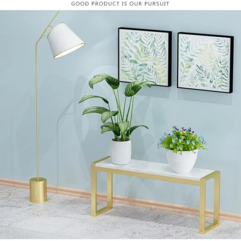 

Nordic light luxury wrought iron marble indoor living room balcony high-end ladder flower rack flower shop display rack