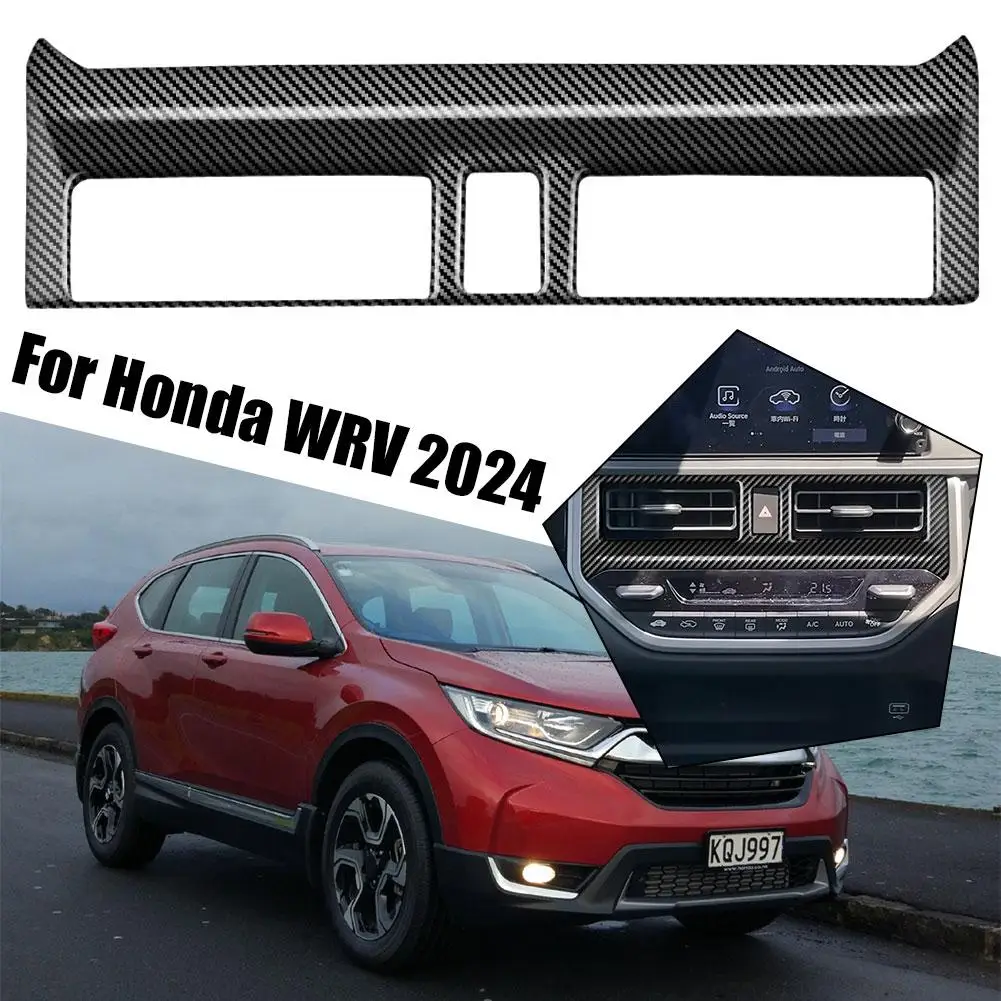 For Wr-v Wrv 2024 2025 Abs Carbon Fiber Car Dashboard Cover Decoration Stickers Instrument Sps Car Accessories B0b0