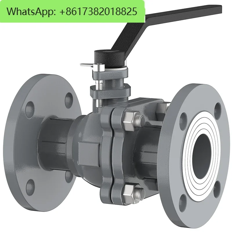 Cast steel flange ball valve Q41F-16C full bore large flow high temperature steam manual valve