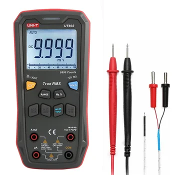 UNI-T UT60S True Effective Value Digital Multimeter Button Analog Bar AC/DC Voltage and Current Meter OHM Test with 9999 Count