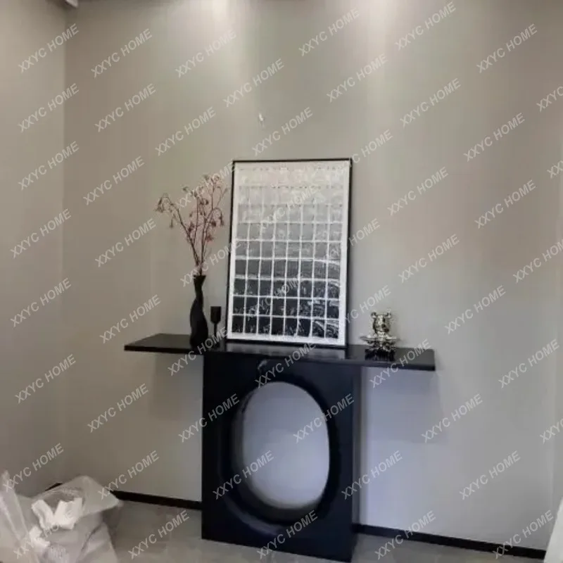 X minimalist entrance platform decoration modern Chinese end view platform aisle strip case entry