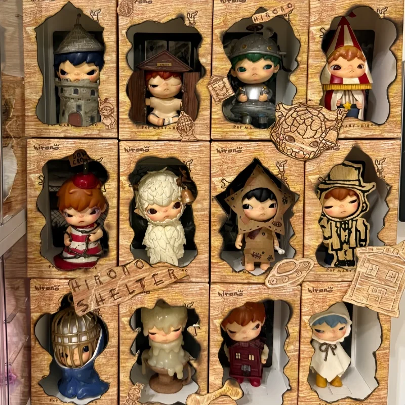 

Pop Mart Hirono Shelter Series Blind Box Kawaii Toys Anime Action Figure Cartoon Model Surprise Boxes Mystery Box Birthday Gifts