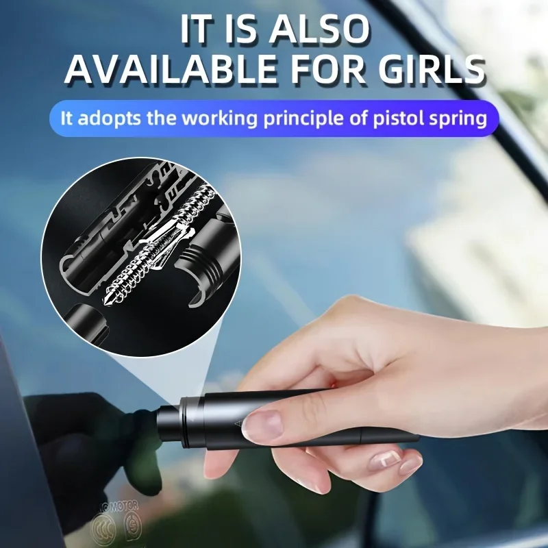 سلامة المطرقة سيارة الهروب أداة 2 في 1 نافذة قواطع مقعد قاطع أحزمة المدمجة مطرقة الطوارئ الهروب أداة لملحقات السيارات #3