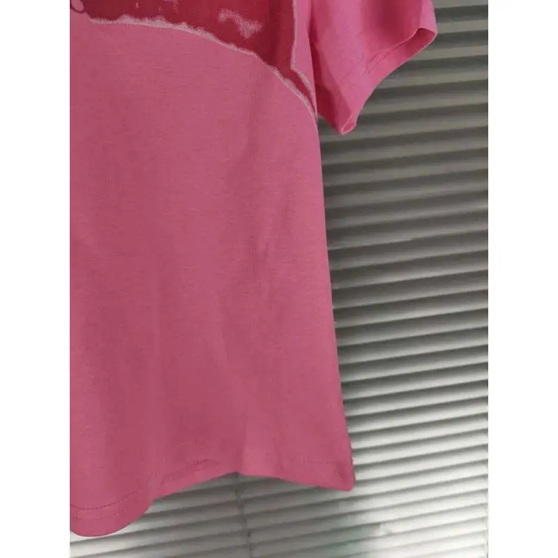 

Bikini ort-Sved T-irt Women's Spring Summer New D Loose Fit Cotton Thermal Modern Sle round Ne ort Length