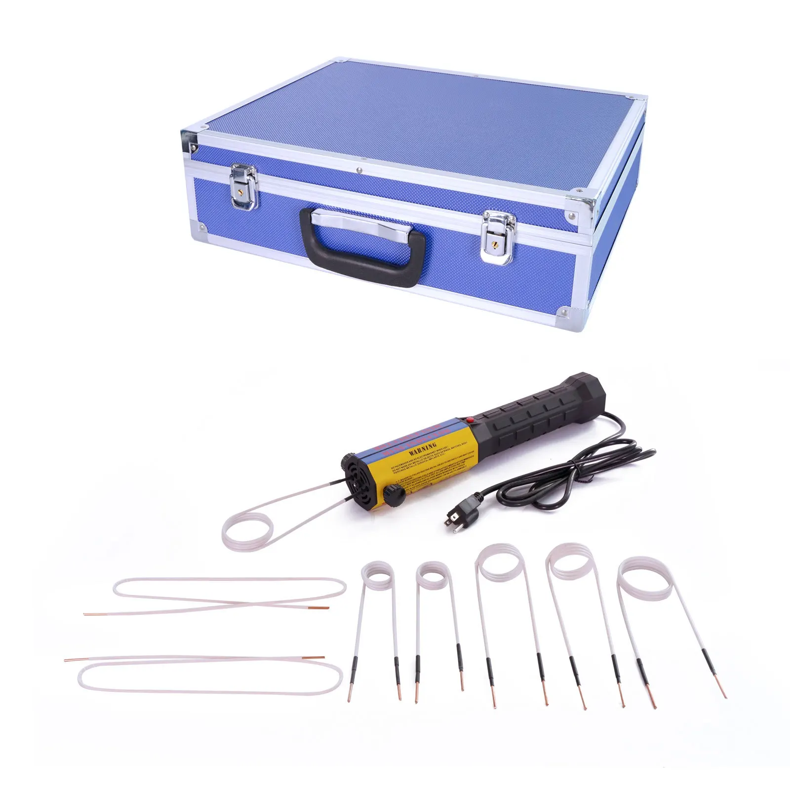جهاز تسخين حثي 1000 واط المحمولة عديمة اللهب جهاز تسخين حثي آلة 8 لفائف أداة إصلاح السيارات مجموعة سخان Machine110v 220 فولت