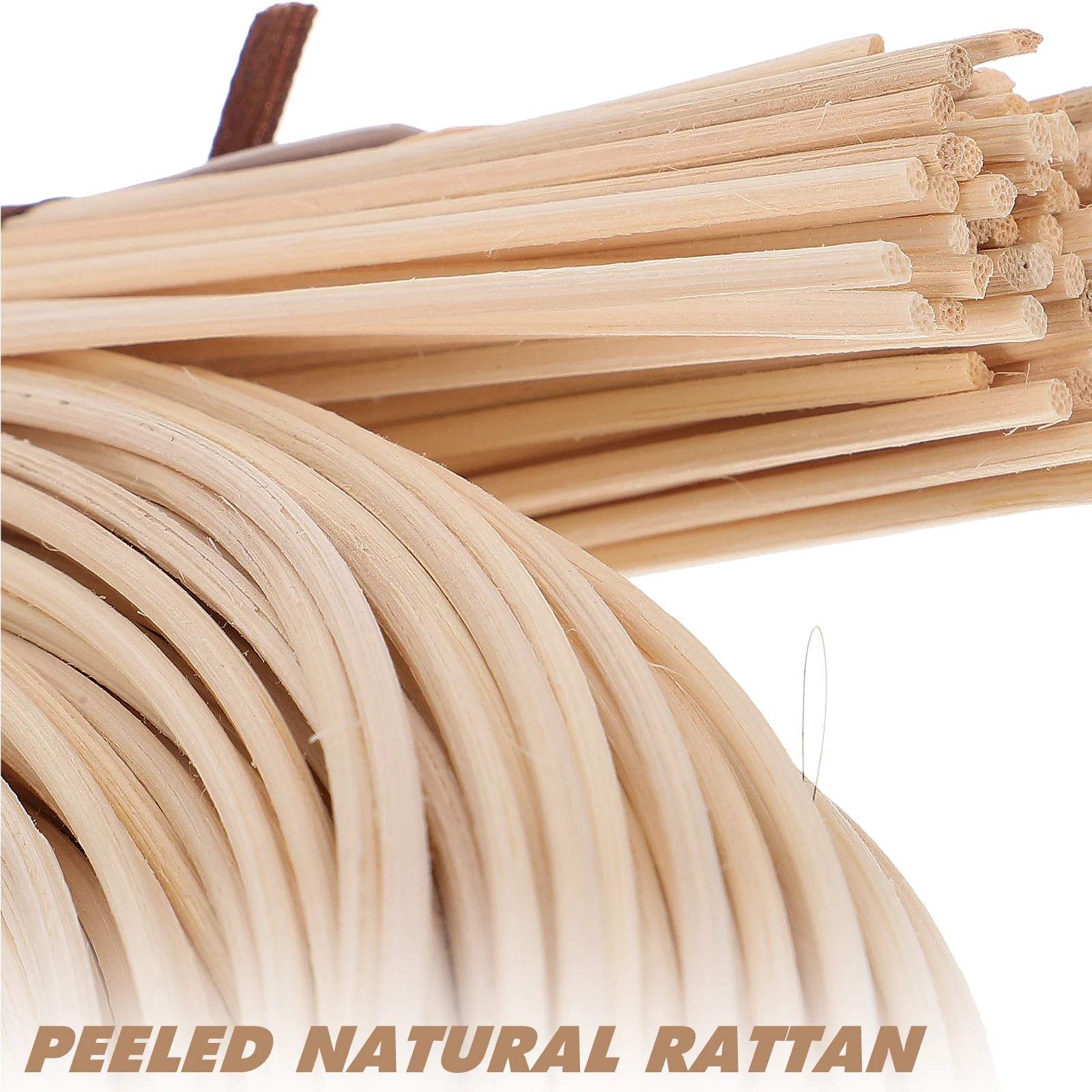 

Rattan Weaving Material Strips for Furniture Repair Kit Wicker Supplies Diy Baskets Natural Long Lasting Decor