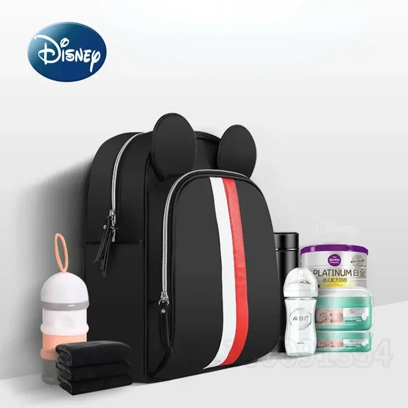 Disney New Diaper Bag Backpack Luxury Brand Original Baby Diaper Bag Multi Functional  Baby Bag Large Capacity High Quality