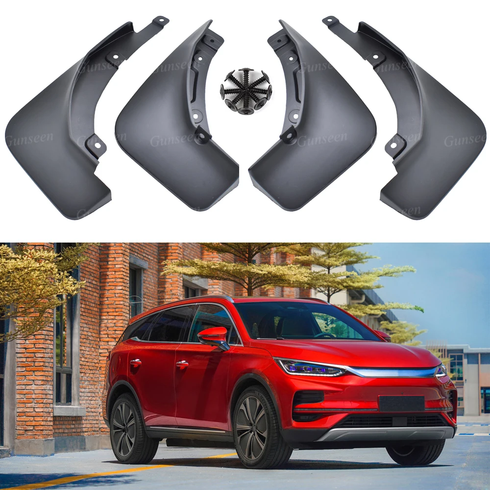 

Car Accessories For BYD Tang EV DM DMI 2022 2020 Auto Mudguards Special Protector Front Rear Splash Guards Mud Flap Scuff Plate