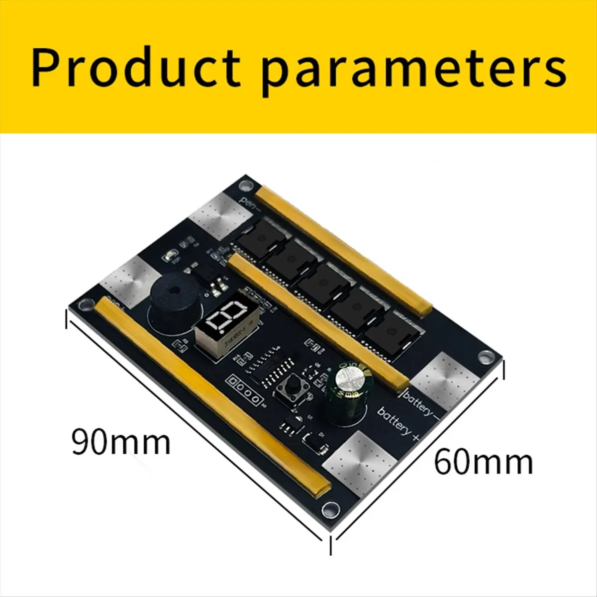 【SPECIAL OFFER】18650 Lithium Battery Spot Welder Pen Control Board Touch Welding Machine 12V Automatic Spot 9-Speed Output Modul